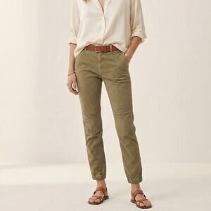 NILI LOTAN French Military Ankle Zip Pants olive green size 2